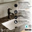 Dartford Solid Brass Matte Black Bathroom Faucet 5