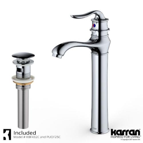 Dartford Solid Brass Chrome Bathroom Faucet 2