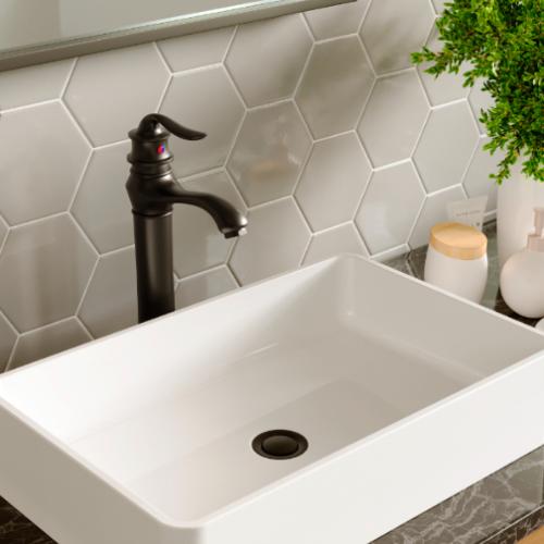 Dartford Solid Brass Matte Black Bathroom Faucet 3