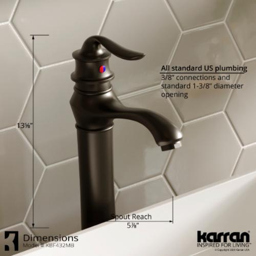 Dartford Solid Brass Matte Black Bathroom Faucet 4