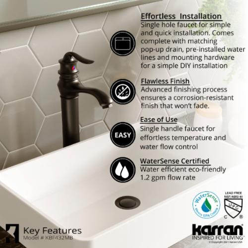 Dartford Solid Brass Matte Black Bathroom Faucet 5