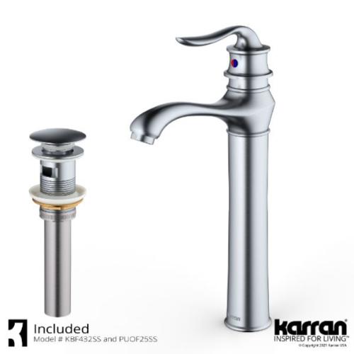 Dartford Solid Brass Stainless Steel Bathroom Faucet 2