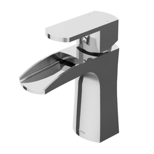 Kassel Solid Brass Chrome Bathroom Faucet 1