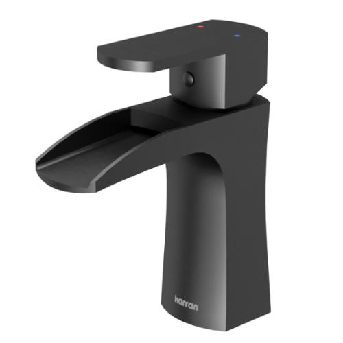 Kassel Solid Brass Gunmetal Grey Bathroom Faucet 1