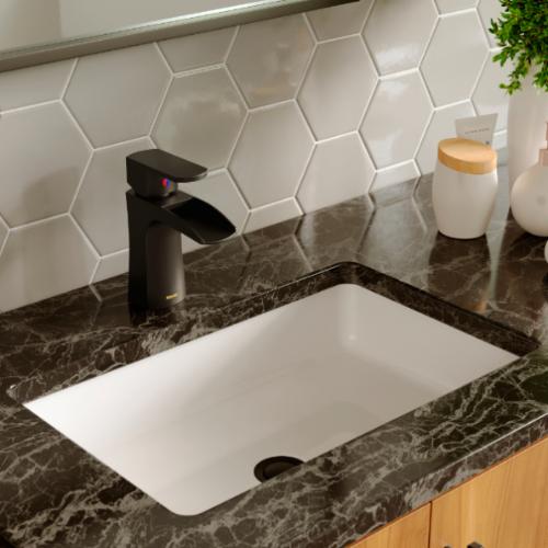 Kassel Solid Brass Matte Black Bathroom Faucet 3