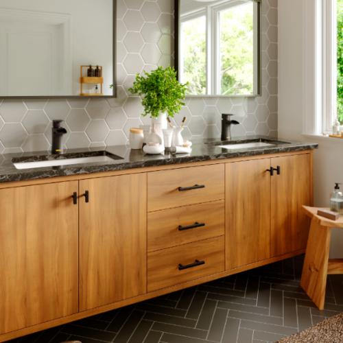 Kassel Solid Brass Matte Black Bathroom Faucet 5