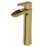 Kassel Solid Brass Brushed Gold Bathroom Faucet 1
