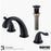 Fulham Solid Brass Matte Black Bathroom Faucet 2