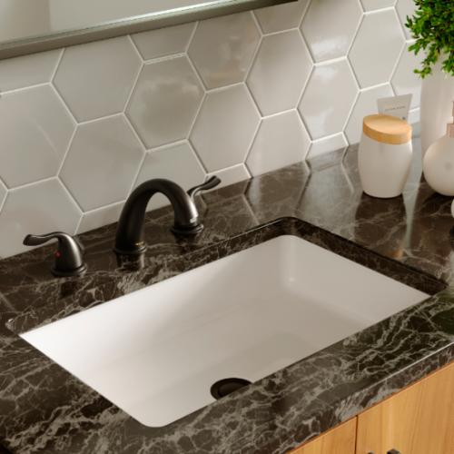 Fulham Solid Brass Matte Black Bathroom Faucet 3