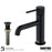 Tryst Solid Brass Matte Black Bathroom Faucet 2