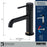 Tryst Solid Brass Matte Black Bathroom Faucet 4