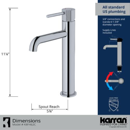 Tryst Solid Brass Chrome Bathroom Faucet 4