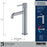 Tryst Solid Brass Stainless Steel Bathroom Faucet 4