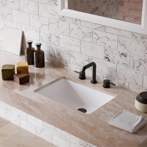 Tryst Solid Brass Matte Black Bathroom Faucet 3