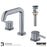 Tryst Solid Brass Stainless Steel Bathroom Faucet 2