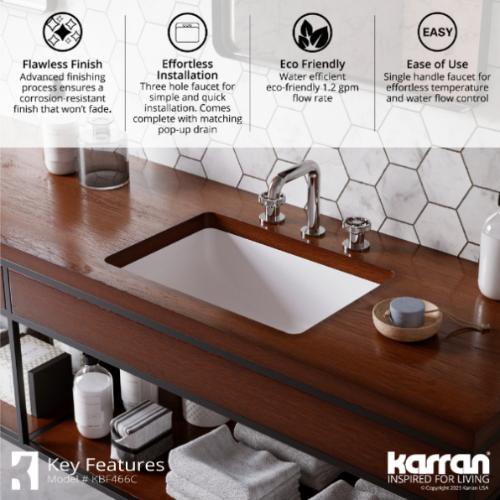 Tryst Solid Brass Chrome Bathroom Faucet 5