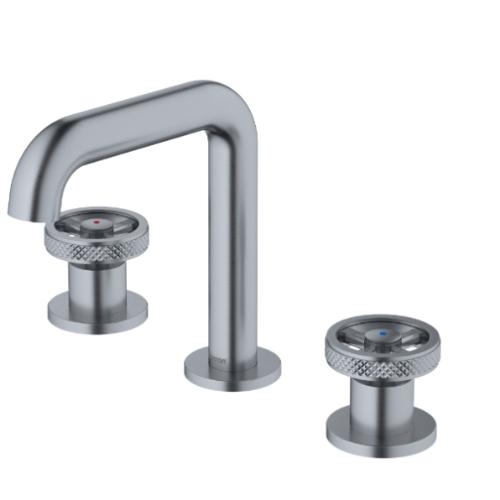 Tryst Solid Brass Stainless Steel Bathroom Faucet 1