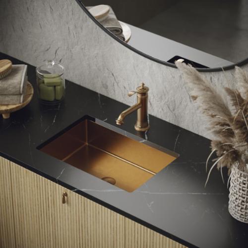 Vineyard Solid Brass Brushed Copper Bathroom Faucet 3