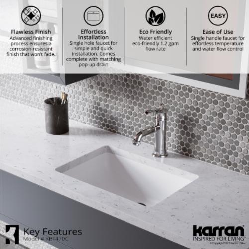 Vineyard Solid Brass Chrome Bathroom Faucet 5