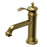Vineyard Solid Brass Gold Bathroom Faucet 1