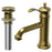 Vineyard Solid Brass Gold Bathroom Faucet 2