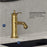 Vineyard Solid Brass Gold Bathroom Faucet 4