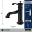 Vineyard Solid Brass Matte Black Bathroom Faucet 4