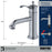 Vineyard Solid Brass Stainless Steel Bathroom Faucet 4