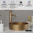 Vineyard Solid Brass Brushed Copper Bathroom Faucet 5