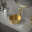 Vineyard Solid Brass Brushed Gold Bathroom Faucet 3