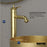 Vineyard Solid Brass Brushed Gold Bathroom Faucet 4