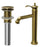 Vineyard Solid Brass Gold Bathroom Faucet 2