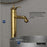Vineyard Solid Brass Gold Bathroom Faucet 4