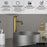 Vineyard Solid Brass Gold Bathroom Faucet 5