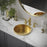Vineyard Solid Brass Brushed Gold Bathroom Faucet 3