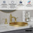 Vineyard Solid Brass Brushed Gold Bathroom Faucet 5