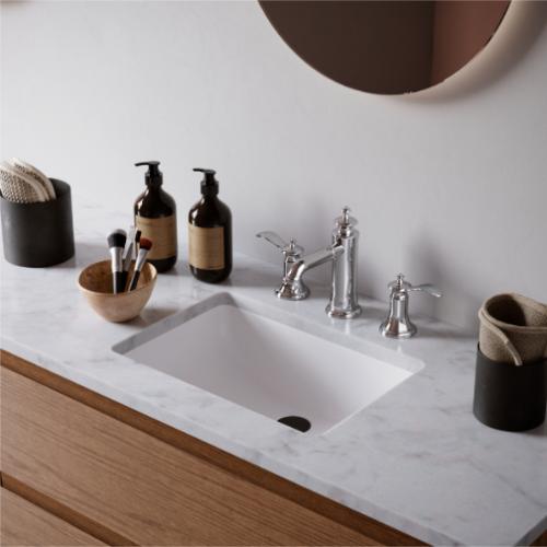 Vineyard Solid Brass Chrome Bathroom Faucet 3