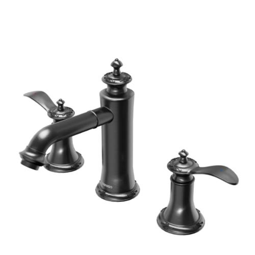 Vineyard Solid Brass Gunmetal Grey Bathroom Faucet 1