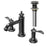 Vineyard Solid Brass Gunmetal Grey Bathroom Faucet 2