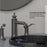 Vineyard Solid Brass Gunmetal Grey Bathroom Faucet 4
