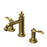 Vineyard Solid Brass Gold Bathroom Faucet 1