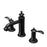 Vineyard Solid Brass Matte Black Bathroom Faucet 1