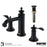 Vineyard Solid Brass Matte Black Bathroom Faucet 2