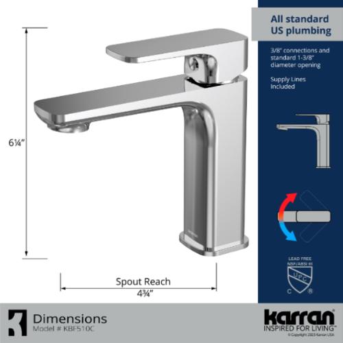 Venda Solid Brass Chrome Bathroom Faucet 4