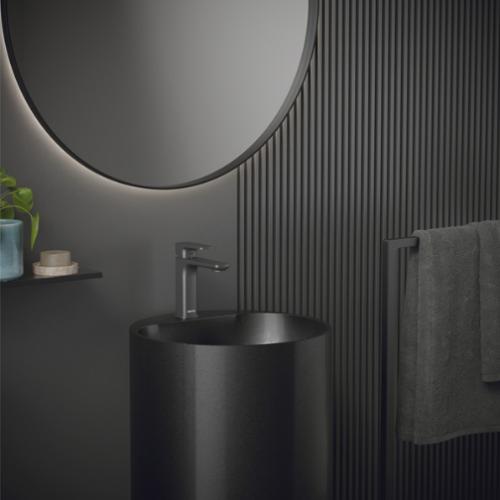 Venda Solid Brass Gunmetal Grey Bathroom Faucet 3