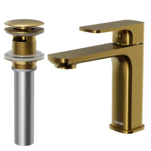 Venda Solid Brass Gold Bathroom Faucet 2