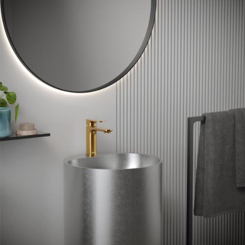 Venda Solid Brass Gold Bathroom Faucet 3