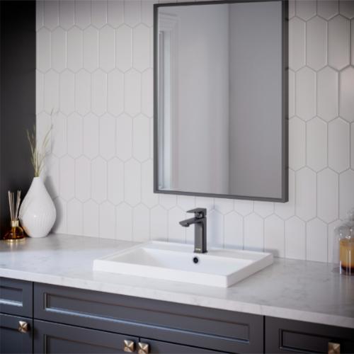 Venda Solid Brass Matte Black Bathroom Faucet 3