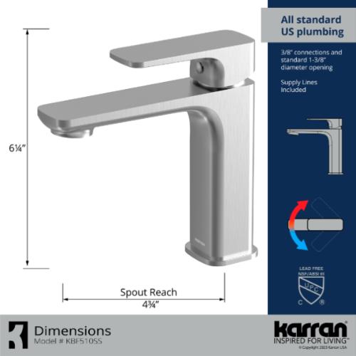 Venda Solid Brass Stainless Steel Bathroom Faucet 4