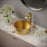 Venda Solid Brass Brushed Gold Bathroom Faucet 3